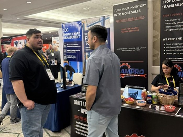 AMPro Transmission booth at industry trade show
